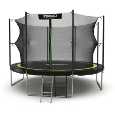 Батут Zipro Fitness 12FT 374 см с внутренней сеткой 